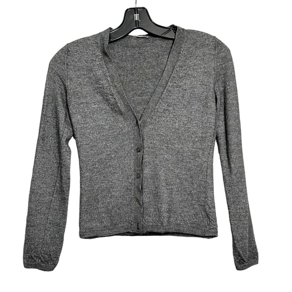 Miu Miu Sweaters - Miu Miu Gray Women's Cardigan